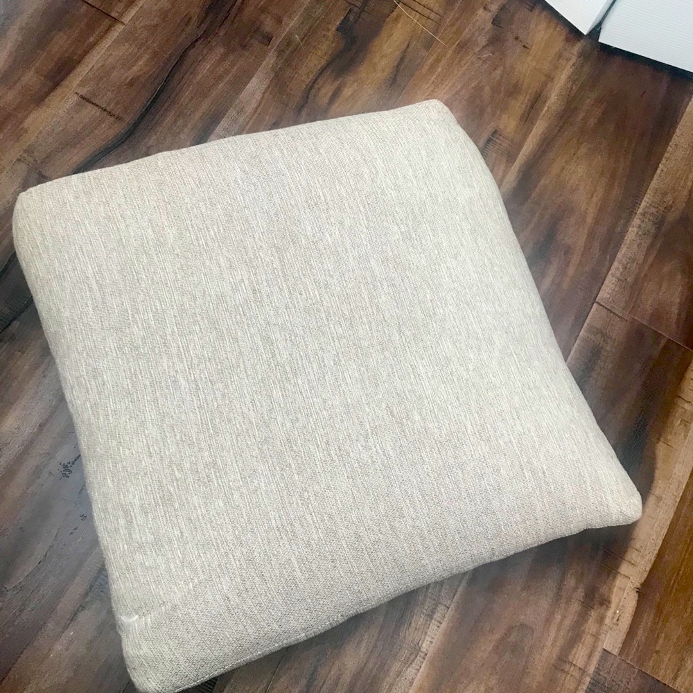 Light brown throw pillows